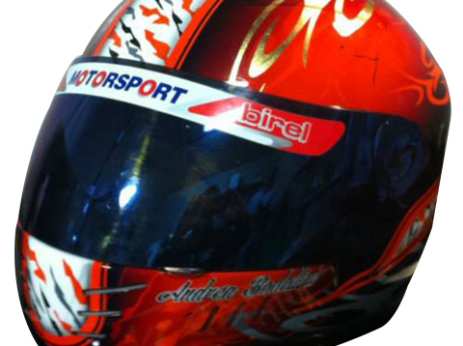 Aerografia casco Kart